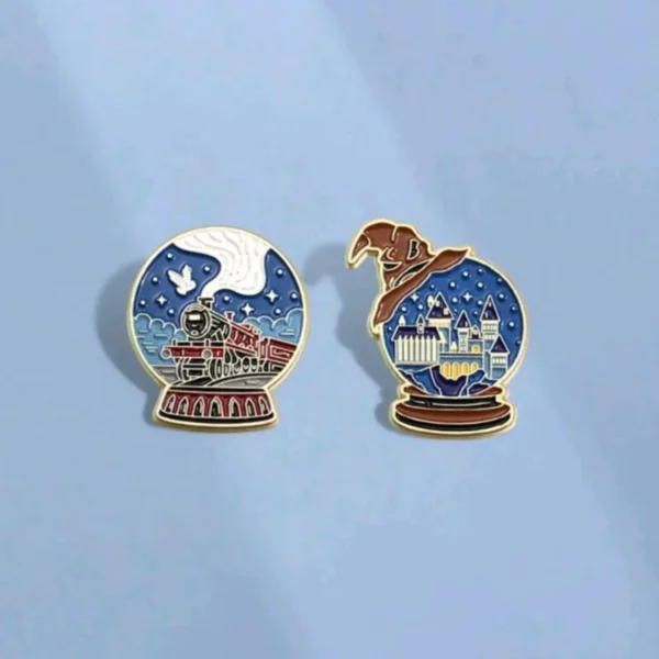 Set 2 Pines Castillo Y Expreso Hogwarts