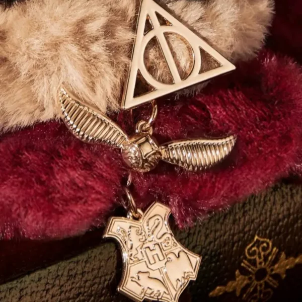 Set 3 Colet Para Cabello Snitch Hogwarts Reliquias - Imagen 3