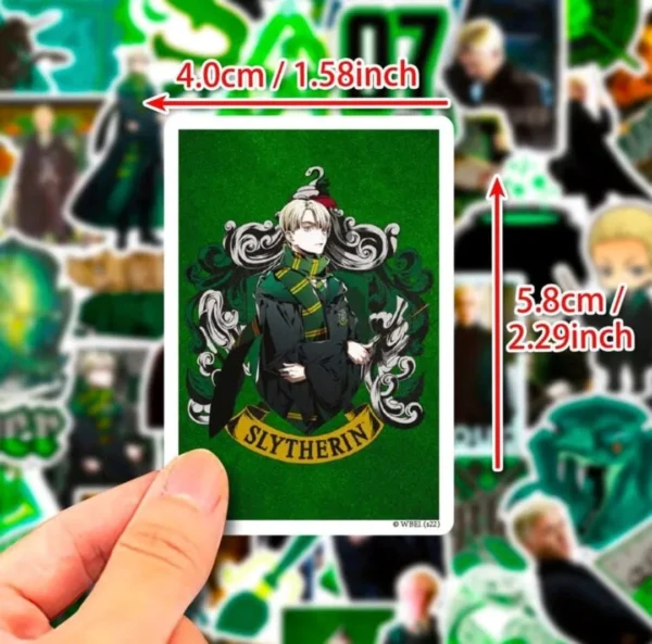 Set 50 Stickers Slytherin - Imagen 3