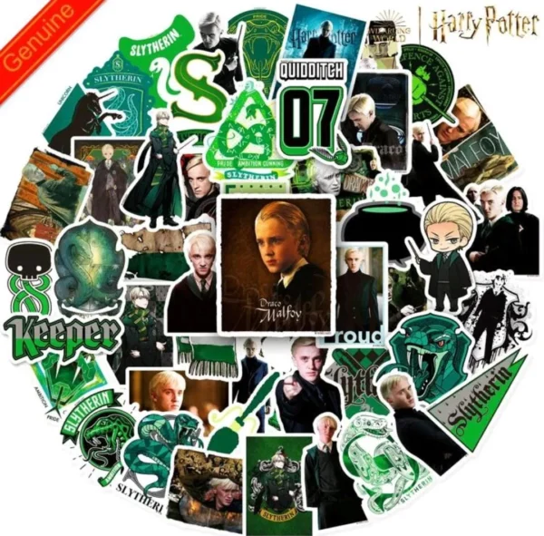 Set 50 Stickers Slytherin