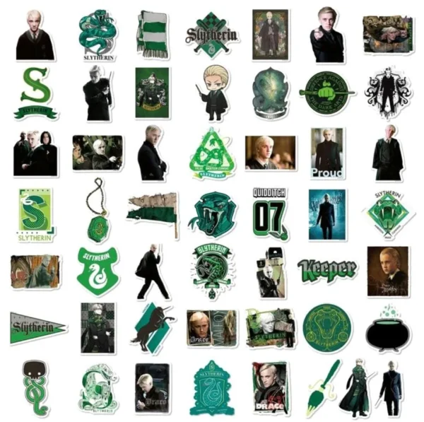 Set 50 Stickers Slytherin - Imagen 2