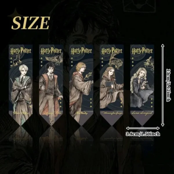 Set Marcadores De Pagina Personajes Harry Potter - Imagen 2