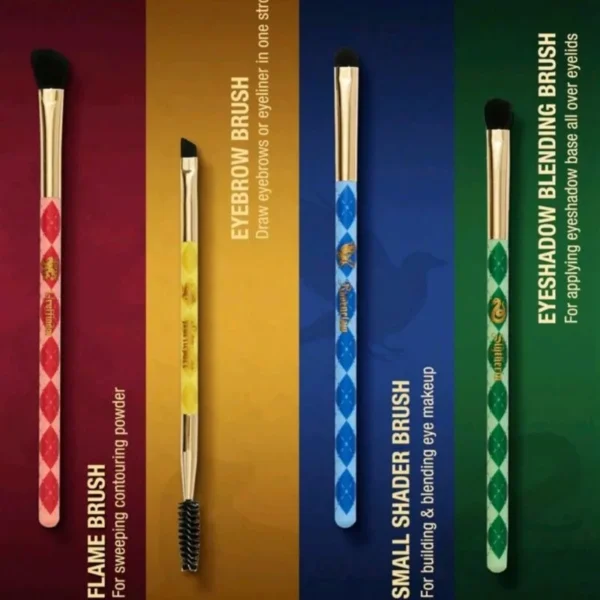 Set Pinceles Para Ojos Casas De Hogwarts - Imagen 3