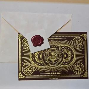 Tarjeta Felicitaciones Escudo Hogwarts