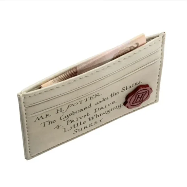 Tarjetero Estampado Sobre Carta Harry Potter - Imagen 2