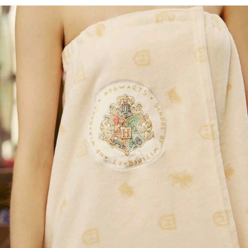 Toalla De Baño Estampado Escudo Hogwarts