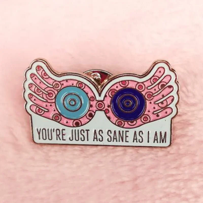 Broche Pin Lentes Luna Lovegood