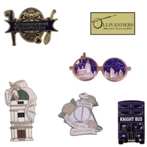 Broche pin harry potter símbolos mágicos
