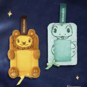 porta tarjetas harry potter peluche gryffindor slytherin