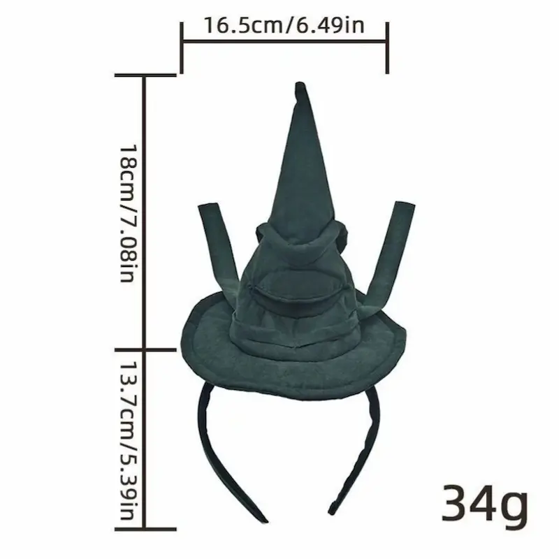 Cintillo Harry Potter - Mini Sombrero Seleccionador - Imagen 3