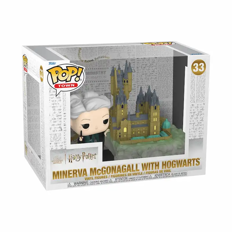 Funko Harry Potter McGonagall Town minerva con castillo de Hogwarts numero 33 colección premium chile