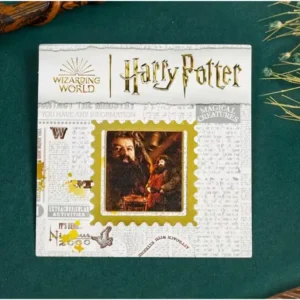 marcapáginas Harry Potter Rubeus Hagrid marco dorado papelería chile