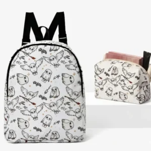 set Harry Potter Hedwig mochila mini y cosmetiquero combinados tienda Potter chile