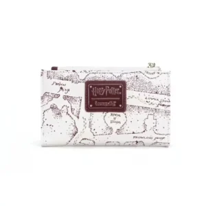 billetera Harry Potter mapa del merodeador con placa metálica chile