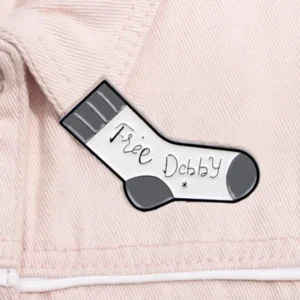 pin de Dobby metálico esmaltado calcetín de la libertad Harry Potter prendedor chile