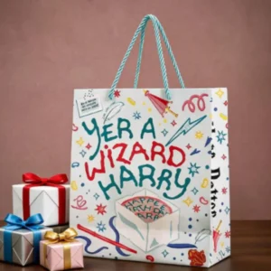 bolsa de regalo Harry Potter yer a wizard Harry con regalos Chile
