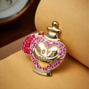 pin Harry Potter poción de amor broche dorado