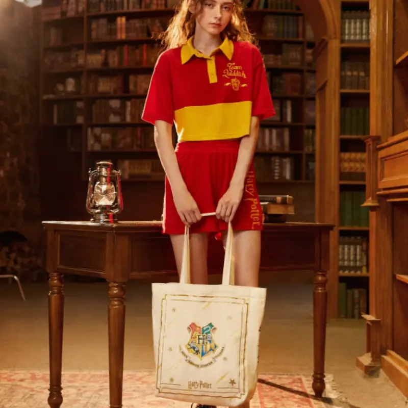 Tote Bag Harry Potter Escudo Hogwarts-Bolso De Tela - Imagen 2