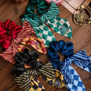 scrunchie Harry Potter colet lazo casas Hogwarts